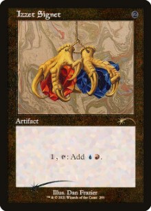 Izzet Signet Secret Lair Drop - Retro Frame